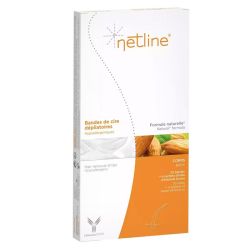 Netline Bandes Dépilatoire Corps + soin post-épilation à l'amande douce (x20)