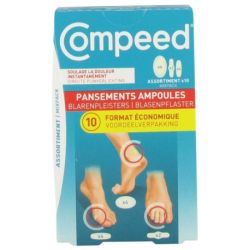 Compeed Pansement Ampoule Assortiment x10