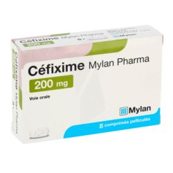 Cefixime Viatris 200 Mg Comprimé Pelliculé Plaquette/8