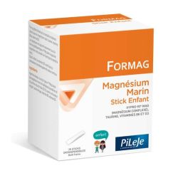 PiLeJe Formag Magnésium marin enfant développement osseux & fatigue (20 sticks)