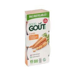 Good Goût purée de Carotte bio, 120 g x 2