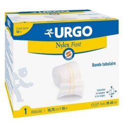 Urgo Nylex Fast Bande bi-extensible liseré jaune 10,75cm x 10m (x1)