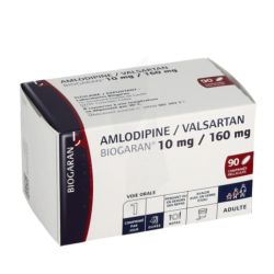 Amlodipine/Valsartan 10/160 mg Biogaran 90