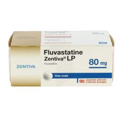 Zentiva Fluvastatine 80 mg Libération Prolongée (30 Comprimés)