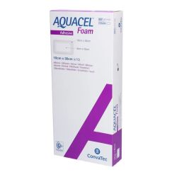 Convatec Aquacel Foam Pansements Adhésifs 10 x 30 cm (Boîte De 10)