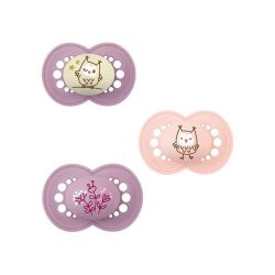 MAM Sucette en Silicone Originale Fille 18+ mois (lot de 3, référence n°18)