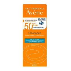 Avene Solaire Spf50+ Cleanance peaux grasses 50Ml