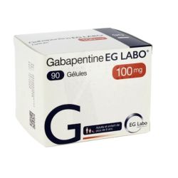 Gabapentine 100 mg Eg, 90 gélules