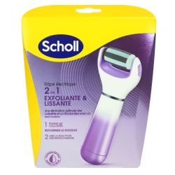 Scholl Râpe Velvet Smooth Electrique 2 en 1 - Exfoliante & Lissante