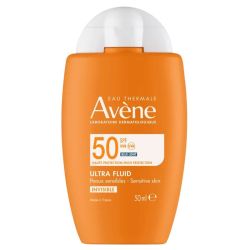 Avène Ultra Fluide Invisible protection solaire SPF50+ peaux sensibles (50 ml)