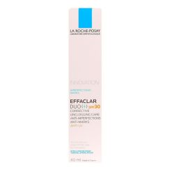 La Roche-Posay Effaclar Duo + Spf30 Crème Soin Anti-Imperfections 40Ml