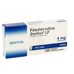 Fesoterodine 4Mg Zentiva Cpr Lp 30