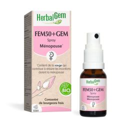 Herbalgem Fem50+Gem Spray Ménopause Bio (15 ml)