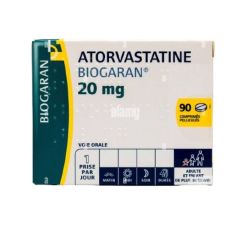 Atorvastatine 20Mg Bgr Cpr 90