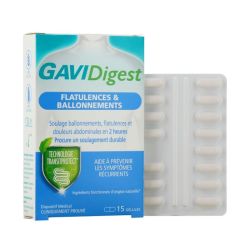 GAVIDigest Flatulences & Ballonnements (15 gélules)