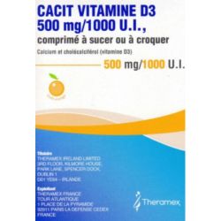 Cacit Vit D3 500Mg/1000Ui Cpr 30