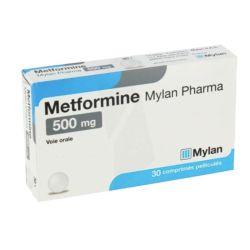 Metformine Viatris 500 mg 30 comprimés pelliculés