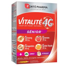 Forté Pharma Vitalité 4G Sénior coup de fouet naturel (20 ampoules)