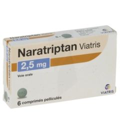 Naratriptan Viatris 2,5 mg 12 comprimés pelliculés