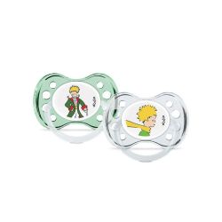 Dodie Sucette anatomique en Silicone Petit Prince 6+ mois (lot de 2)