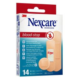 Nexcare Blood Stop pansements hémostatiques assortiment (x14)