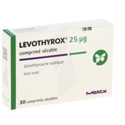 Levothyrox 25 Mcg comprimé Sécable 30