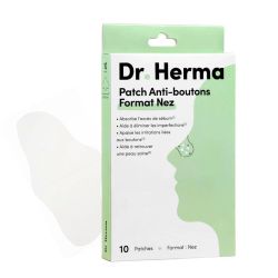 Dr. Herma Patch Anti-Boutons Format Nez (x10)