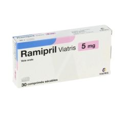 Ramipril 5 mg Viatris 30 comprimés sécables