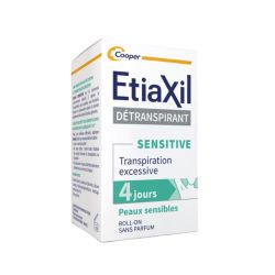 Etiaxil Détranspirant Sensitive Transpiration Excessive Peaux Sensibles  Bille 15Ml