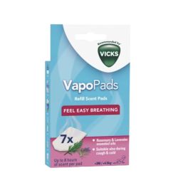 Vicks Vapopads Romarin & Lavande, 7 tablettes