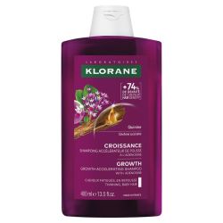Klorane Croissance Shampoing accélérateur de pousse à l'Adénosine et à la Quinine (400 ml)