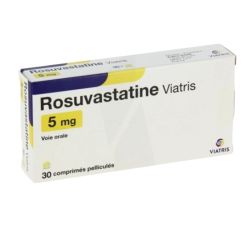 Rosuvastatine Viatris 5 mg 30 comprimés pelliculés