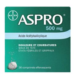 Aspro 500Mg Cpr Eff Secable 36