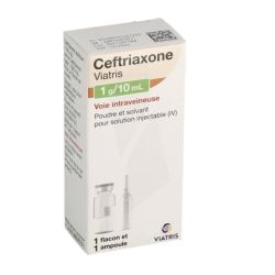 Ceftriaxone 1G/10Ml Iv Merck 1