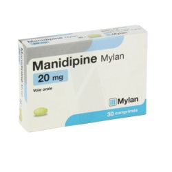 Manidipine 20 Mg Viatris 30 comprimés