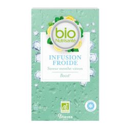 BioNutrisanté Infusion Froide Boost Saveur Menthe-Citron