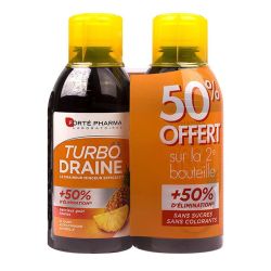 Turbodraine Draineur Minceur à boire Ananas - Lot de 2