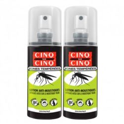 Spray anti-moustique pour les zones tempérées lot de 2