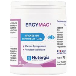 Nutergia Ergymag Magnésium Vitamines B & Zinc (180 gélules)