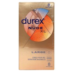 Préservatifs Durex Nude Xl X8
