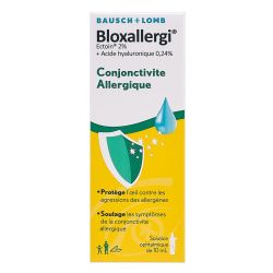 Bloxallergi Solution Ophtalmique Conjonctivite Allergique protège et soulage (10 ml)