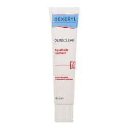 Dexeclear Aquafluide Matifiant SPF50+ peaux grasses à tendances acnéiques (40 ml)