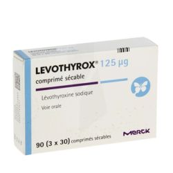 Levothyrox 125 Μg comprimé Sécable Plaquette/90