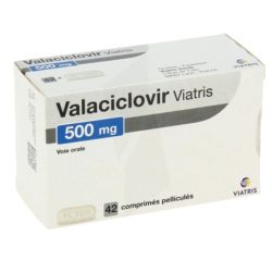 Valaciclovir Viatris 500 mg, 42 comprimés