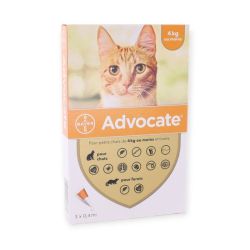 Bayer Advocate Petits Chats Et Furets Pipettes (3 x 0,4 ml)