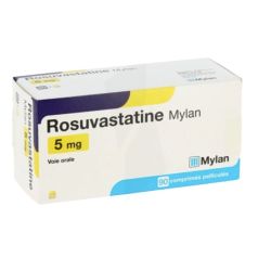 Rosuvastatine Viatris 5 mg 90 comprimés pelliculés