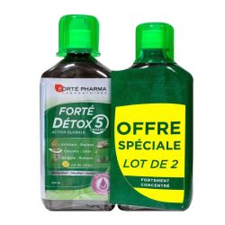 Forte Pharma Detox 5 Organes S Buv 2Fl/500Ml