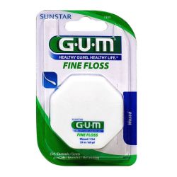 Gum Fil Dentaire Fine Floss Cire 55M Ref1555