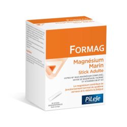 PiLeJe Formag Magnésium Marin adulte système nerveux & fatigue (20 sticks)