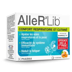 3C Pharma Aller'lib confort respiratoire et cutané, immunité, fatigue (15 comprimés)